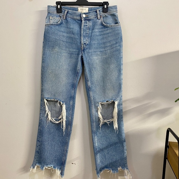 We the Free Straight Denim Jeans by Free People - Picture 5 of 9